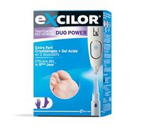 EXCILOR - Duopower - Extra forte per il trattamento delle verruche - Crioterapia e gel acido - Verruche di mani e piedi - Risultati visibili dal 5° giorno - Clinicamente provata