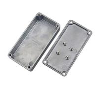 ExcInter Scatola per progetti elettronici in alluminio pressofuso 1590G (100 x 50 x 26 mm), impermeabile, per alimentazione esterna/esterna