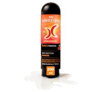 Excite lubrificante sessuale intimo all'acqua con Guaranà e Acido Ialuronico. Lubrificante intimo e gel riscaldante per massaggi 2 in 1 Vegano e Dermatologicamente Testato, 200ml