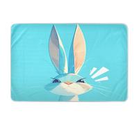 Excited Bunny - Tappetino per imparare a usare il vasino, riutilizzabile, impermeabile, lavabile, delicato sulla pelle, per neonati e ragazze, 132,1 x 86,4 cm (lunghezza x larghezza)