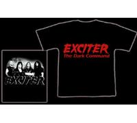 Exciter - Il Logo Del Comando Scuro Maglietta A Maniche Lunghe-XL #124941