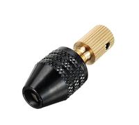 ExcLent 0.3-3.4Mm Black Drill Bit Chuck Adapter Three-Jaw Drill Chuck Brass Base With Silver Wrench