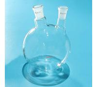 ExcLent 2000Ml 24/40 Flacone Per Ebollizione Chimica Da Laboratorio A Doppio Collo Con Fondo Tondo A Collo Tondo