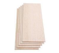 ExcLent 310X100Mm 5Pz Lastra In Legno Di Balsa 7 Spessore Piastra In Legno Chiaro Per Aereo Fai-Da-Te Modello Di Casa Di Navi - 5 millimetri