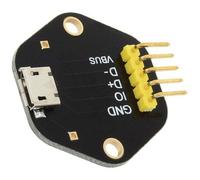 ExcLent W04 Micro USB A Dip 2.54 Mm Modulo Scheda Adattatore-Nero