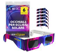exclipse Occhiali per Eclissi Solare Certificati ISO 12312-2 e CE & UKCA