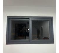 EXCLURA Finestra Finestra Scorrevole Orizzontale 30 35 40 60 cm, Finestra di Ricambio con Vetro Temperato, Ventanas para Casa, Finestra da Cantina per Casa Mobile(18x12in/45x30cm)