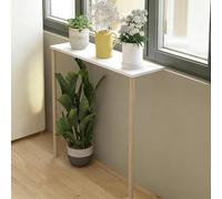 EXCLURA Mensola per Davanzale Finestra Supporto di Estensione per Mensola per Piante da Davanzale, Organizer per Mensola da Finestra da Cucina con Gambe in Legno Tagliabili(100x20x100cm(39x8x39in))