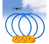 EXCLURA RC Drone Racing Gate Kit di Cancelli per Percorsi a Ostacoli per Droni da Esterno, Confezione da 1, 2, 3, 5 e 10 Anelli per Ostacoli per Corse di Droni, Circuito(3pcs,40cm(15 3/4"))