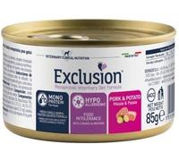 Exclusion Cat Diet Hypoallergenic Maiale e Patate Patè Lattina 85gr