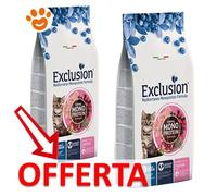 Exclusion Cat Mediterraneo Monoproteico Noble Grain Kitten Pollo - Offerta [PREZZO A CONFEZIONE] Quantità Minima 2, Sacco Da 12 Kg