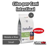 Exclusion - Diet Intestinal Adult Small al Maiale e Riso da 7 Kg