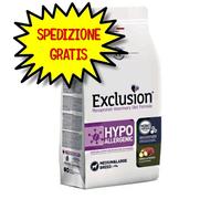 EXCLUSION DIET CANE HYPOALLERGENIC ADULT MEDIUM LARGE CAVALLO E PATATE 12 KG