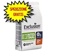 EXCLUSION DIET CANE INTESTINAL ADULT MEDIUM LARGE MAIALE E RISO 2 KG