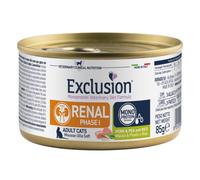 Exclusion Diet Cat Renal Fase 1 Mousse Ultra Soft 85 gr - Maiale e piselli - Cibo monoproteico gatto - 1° ORDINE? scegli lo sconto BZR5 / BZR20 + 200 punti fedeltà
