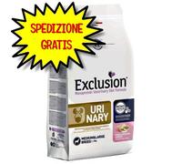 EXCLUSION DIET DOG URINARY MEDIUM & LARGE MAIALE, SORGO E RISO 2 KG