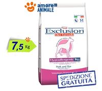 EXCLUSION DIET SMALL HYPOALLERGENIC MAIALE & PISELLI 7 KG.