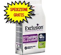 EXCLUSION DIET HYPOALLERGENIC DOG MEDIUM & LARGE INSETTI & PISELLI DA 12 KG.