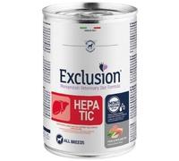 Exclusion Dog Diet Hepatic Adult Maiale e Riso Pate Lattina 400g