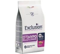 Exclusion Dog Diet Hypoallergenic Adult Medium e Large Maiale e Piselli 12kg