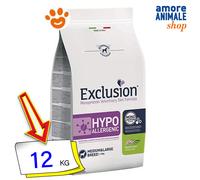 Exclusion Dog Hypoallergenic Adult Medium Large Breed Insetti e Piselli 2/ 12 Kg