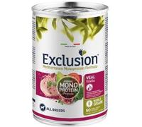 Exclusion Dog Mediterraneo Adult Vitello Patè Lattina 400gr