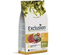 Exclusion Mediterraneo Adult Medium Breed Manzo 3 kg - Crocchette monoproteiche cane - 1° ORDINE? scegli lo sconto BZR5 / BZR20 + 200 punti fedeltà