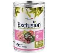 Exclusion Dog Mediterraneo Puppy Junior Pollo Patè Lattina 400gr