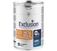 Exclusion Dog Metabolic Mobility Maiale e Fibre Patè Lattina 400 gr
