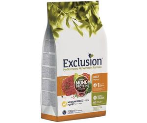 EXCLUSION M PUP BEEF M 3KG
