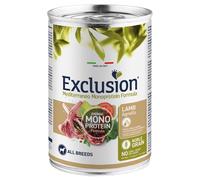 Exclusion Mediterraneo Adult All Breed 400 gr Tonno - Umido monoproteico cane - 1° ORDINE? scegli lo sconto BZR5 / BZR20 + 200 punti fedeltà