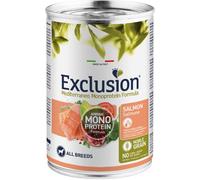 Exclusion Mediterraneo Monoproteico Noble Grain Adult All Breeds Salmone Alimento Umido per Cani Adulti 400 gr