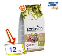 Exclusion Mediterraneo Monoproteico Noble Grain Adult Large Breed Agnello 12 Kg