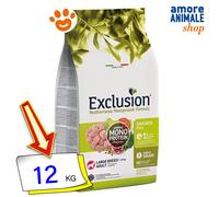 EXCLUSION MONOPROTEIN ADULT LARGE POLLO 12 KG.