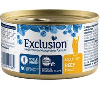 Exclusion Mediterraneo Monoprotein Formula Adult Cat scatoletta - manzo 85 g