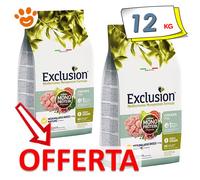 Exclusion Mediterraneo Monoproteico Noble Grain Mature Medium Large Pollo 3/12Kg