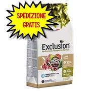 EXCLUSION MEDITERRANEO MONOPROTEIN CANE ADULT SMALL AGNELLO 2 KG