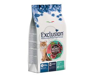 Exclusion Mediterraneo Monoprotein Formula Sterilized Cat crocchette - tonno 1,5 kg