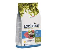 Exclusion Mediterraneo Adult Medium Breed Tonno 3 kg - Crocchette monoproteiche cane - 1° ORDINE? scegli lo sconto BZR5 / BZR20 + 200 punti fedeltà