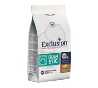 Exclusion Monoprotein Vet Diet Diabetic Medium&Large Breed (>10kg) crocchette - maiale, sorgo & piselli 12 kg