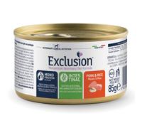 Exclusion monoprotein veterinary diet formula cat intestinal pork and rice 85 g