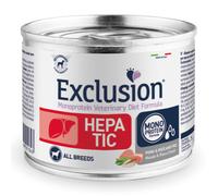 Exclusion Dog Diet Hepatic Maiale, Riso e Piselli - Lattina Da 200 Gr - CONFEZIONE RISPARMIO