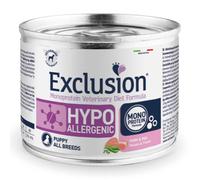 Exclusion Dog Diet Puppy Hypoallergenic Maiale e Piselli - Lattina Da 200 Gr - CONFEZIONE RISPARMIO