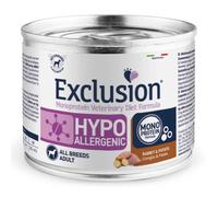 Exclusion Dog Diet Hypoallergenic Coniglio e Patate - Lattina Da 200 Gr - CONFEZIONE RISPARMIO