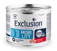 Exclusion Dog Diet Mobility Maiale e Riso - Lattina Da 200 Gr - CONFEZIONE RISPARMIO