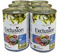 Exclusion Umido Cane Monoprotein All Breeds Adult Tonno, Alimento Completo per C