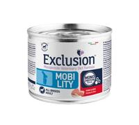 Exclusion Dog Diet Mobility Maiale e Riso - Lattina Da 200 Gr - CONFEZIONE RISPARMIO