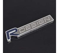 Exclusive-Customz blu R design distintivo adesivo logo emblema avvio posteriore ala laterale Fender adatto per Volvo C30 V40 V50 V60 V70 V90 S40 S50 S90 XC60 XC90 adatto a tutti i modelli