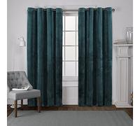 Exclusive Home Curtains, Tenda a Pannello con Occhielli, Poliestere, Teal, 54x96