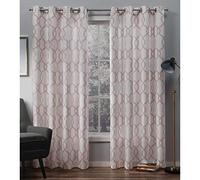 Exclusive Home Tende Kochi Grommet Top Panel Pair, Blush, 54 x 84 cm, 2 pezzi
